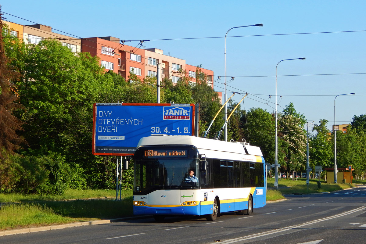 Острава, Solaris Trollino II 12 AC № 3729