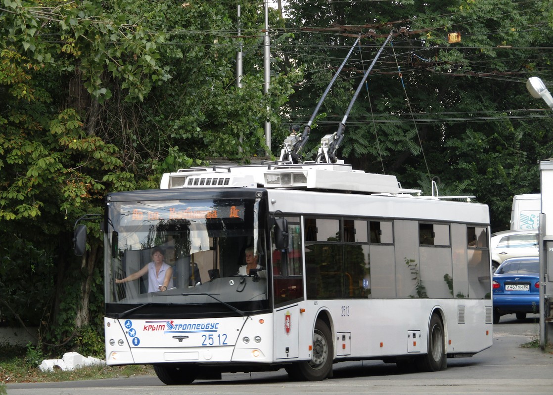 Крымский троллейбус, СВАРЗ-МАЗ-6275 № 2512