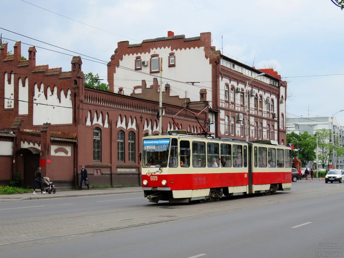 Калининград, Tatra KT4D № 609 Калининград, Tatra KT4D № 609
