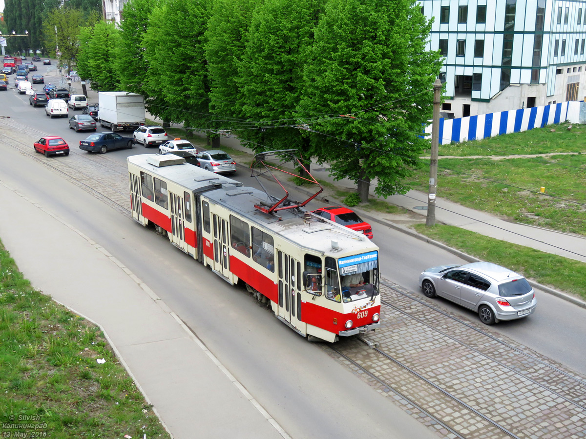 Калининград, Tatra KT4D № 609 Калининград, Tatra KT4D № 609