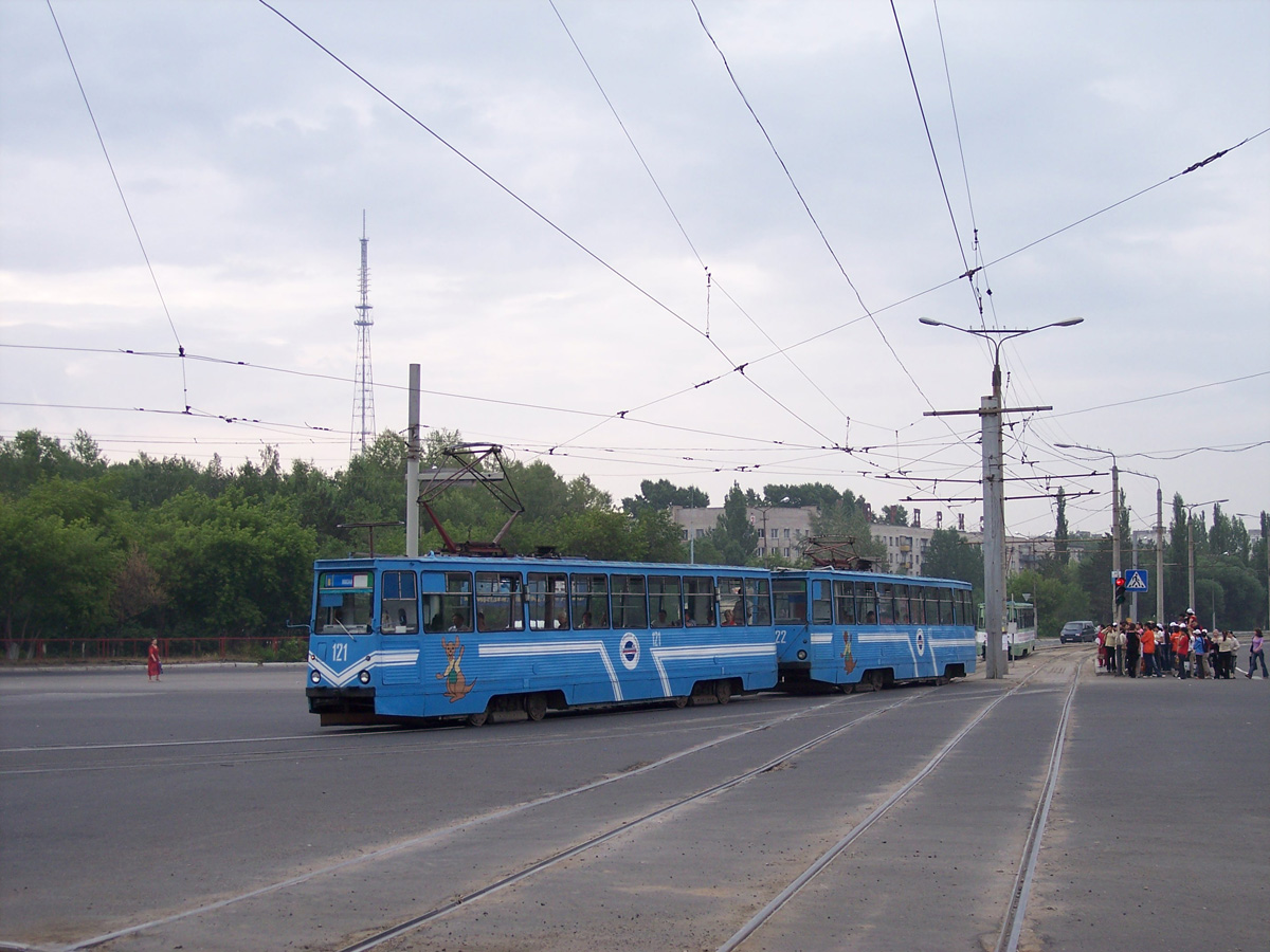 Павлодар, 71-605 (КТМ-5М3) № 121; Павлодар, 71-605 (КТМ-5М3) № 122