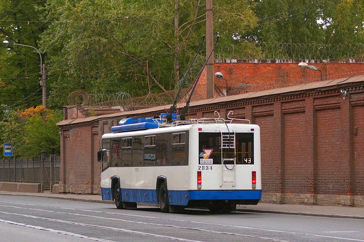 Санкт-Петербург, БТЗ-52768Т № 2834