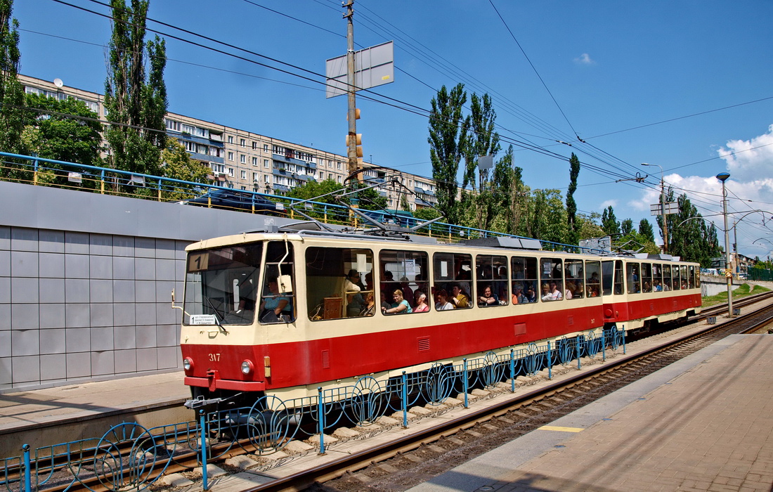 Киев, Tatra T6B5SU № 317