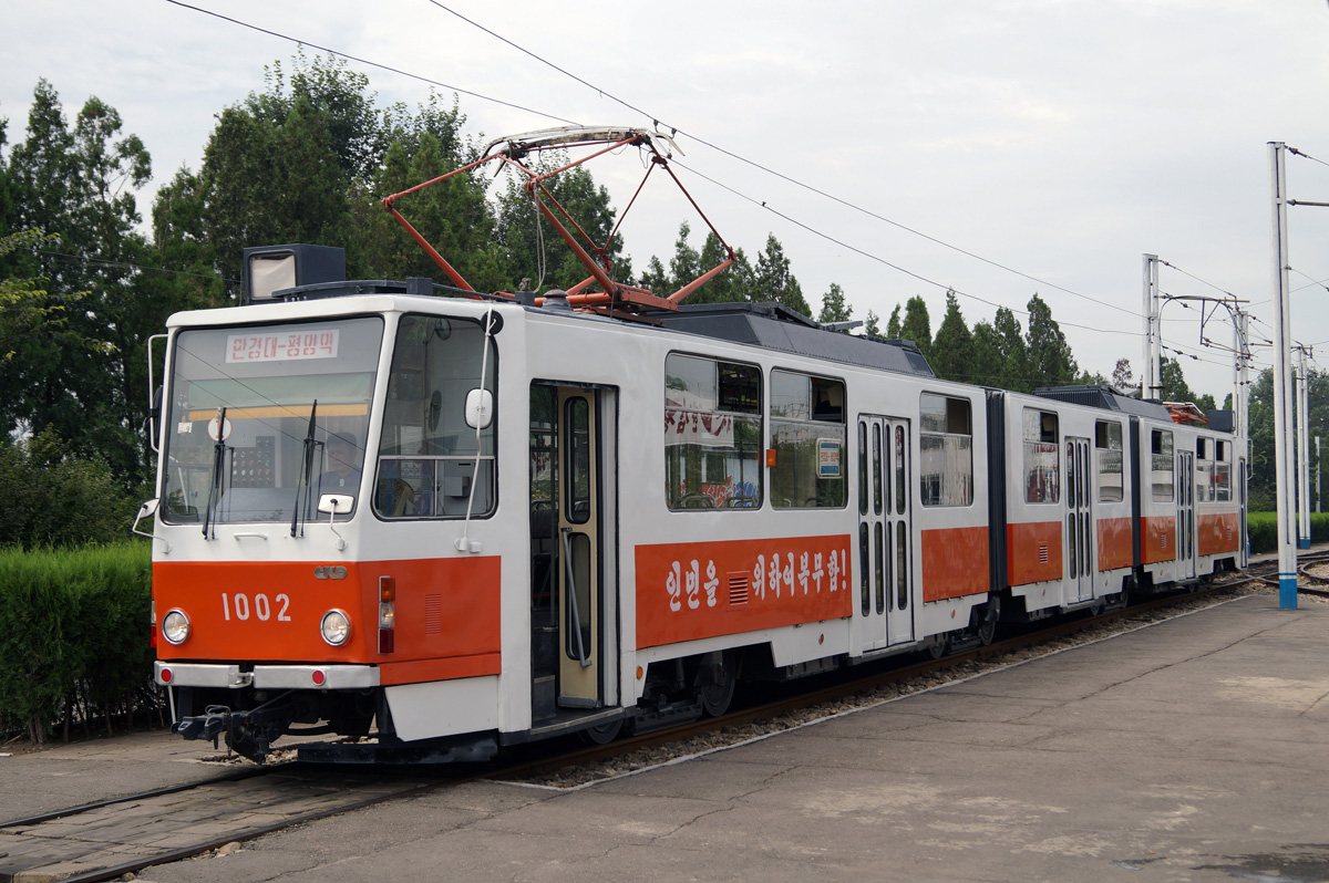 Пхеньян, Tatra KT8D5K № 1002