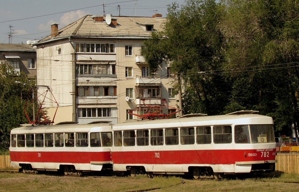 Самара, Tatra T3SU № 782; Самара — Конечные станции и кольца (трамвай)