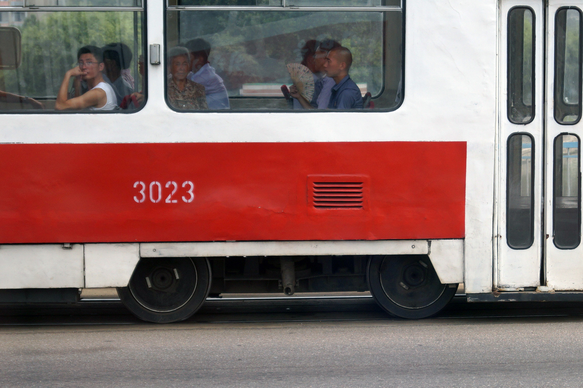 Pyongyang, Tatra KT8D5K № 3023; Electric Transport Equipment — Miscellaneous Pyongyang, Tatra KT8D5K № 3023; Electric Transport Equipment — Miscellaneous