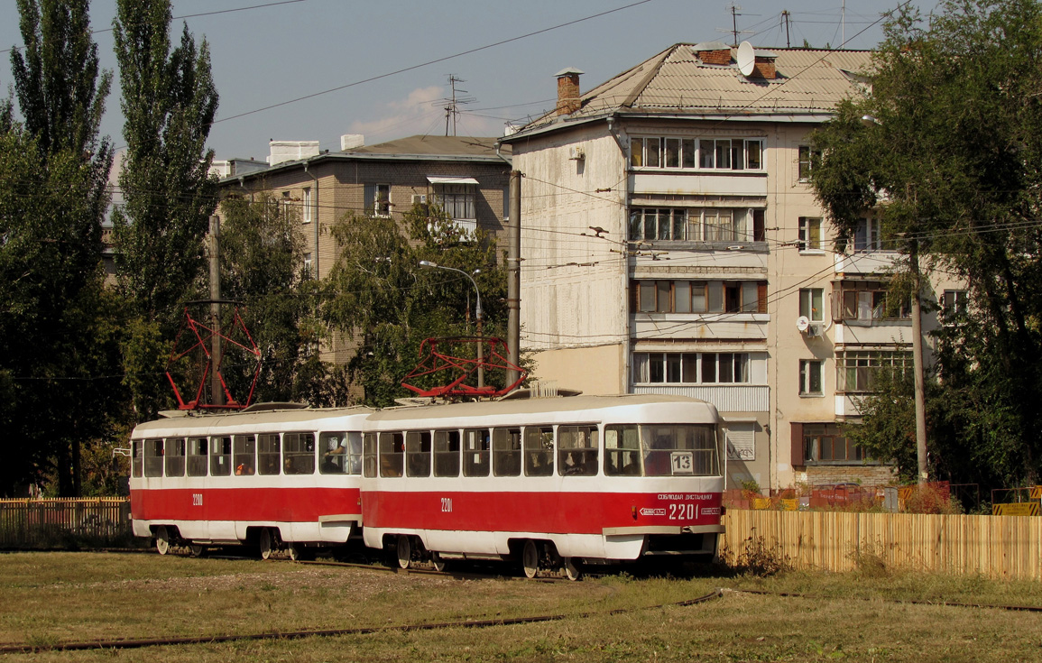 Самара, Tatra T3SU (двухдверная) № 2201; Самара — Конечные станции и кольца (трамвай)