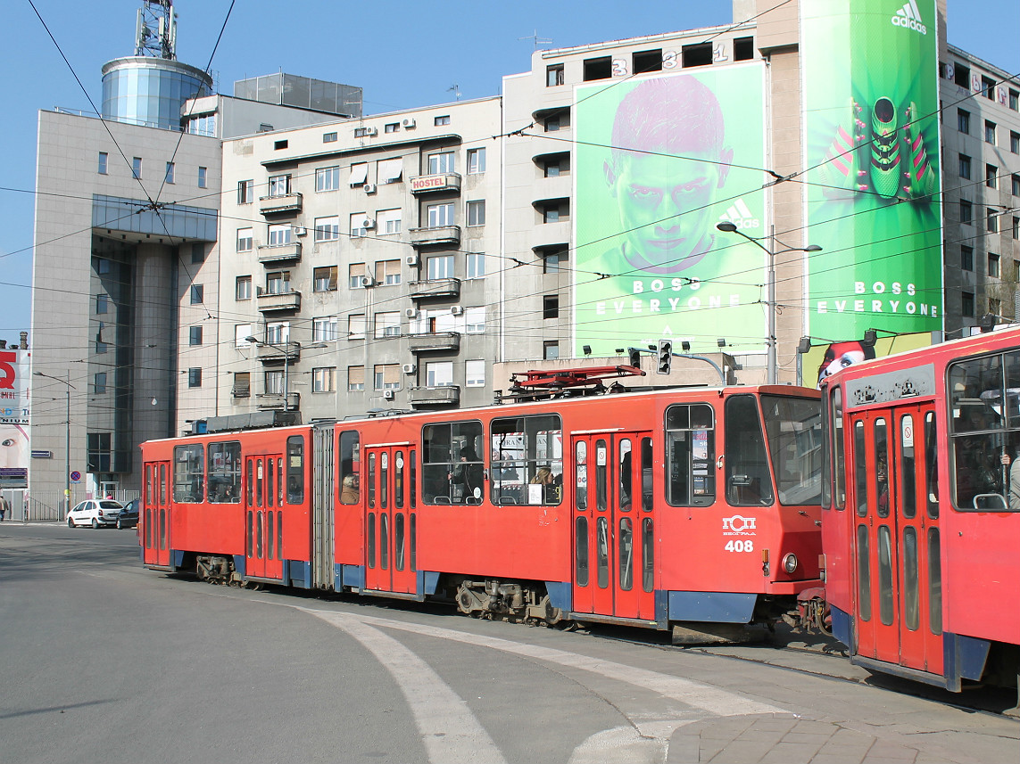 Белград, Tatra KT4M-YUB № 408
