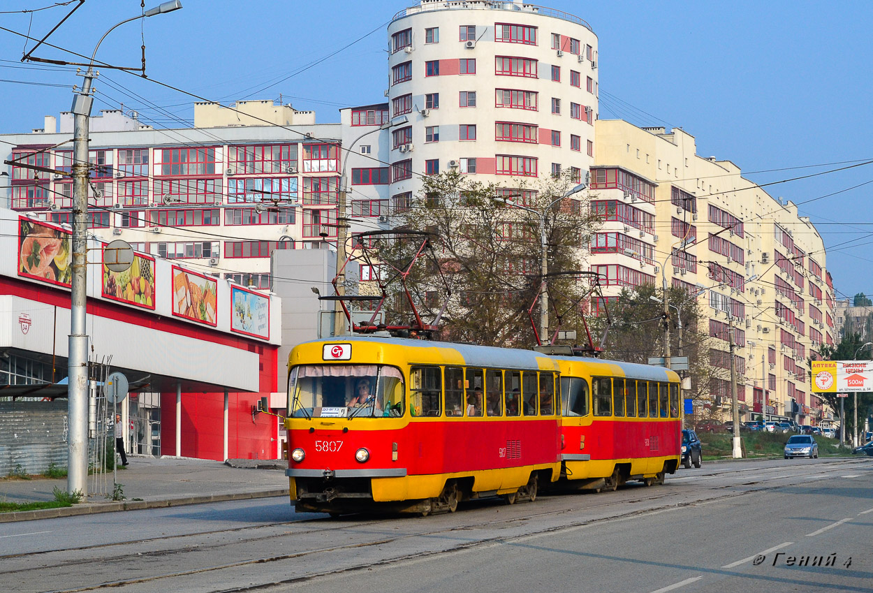 Volgograd, Tatra T3SU # 5807