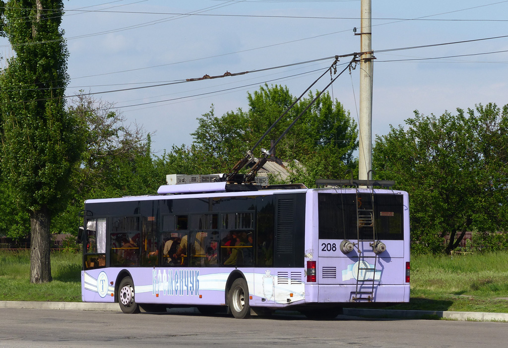 Кременчуг, ЛАЗ E183A1 № 208