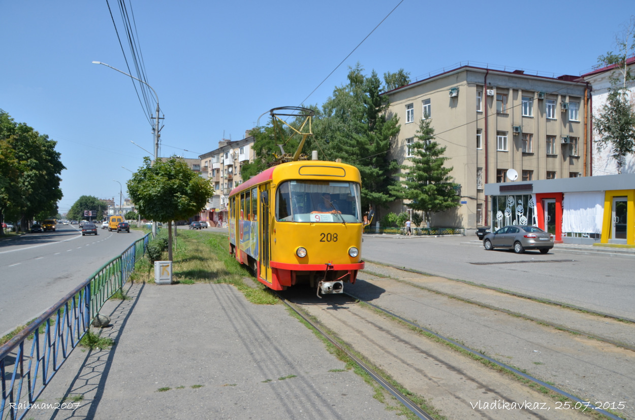 Владикавказ, Tatra T4D-MI № 208