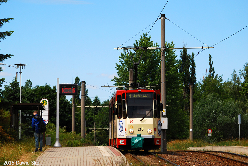 Frankfurt an der Oder, Tatra KT4DM — 218 Frankfurt an der Oder, Tatra KT4DM — 218