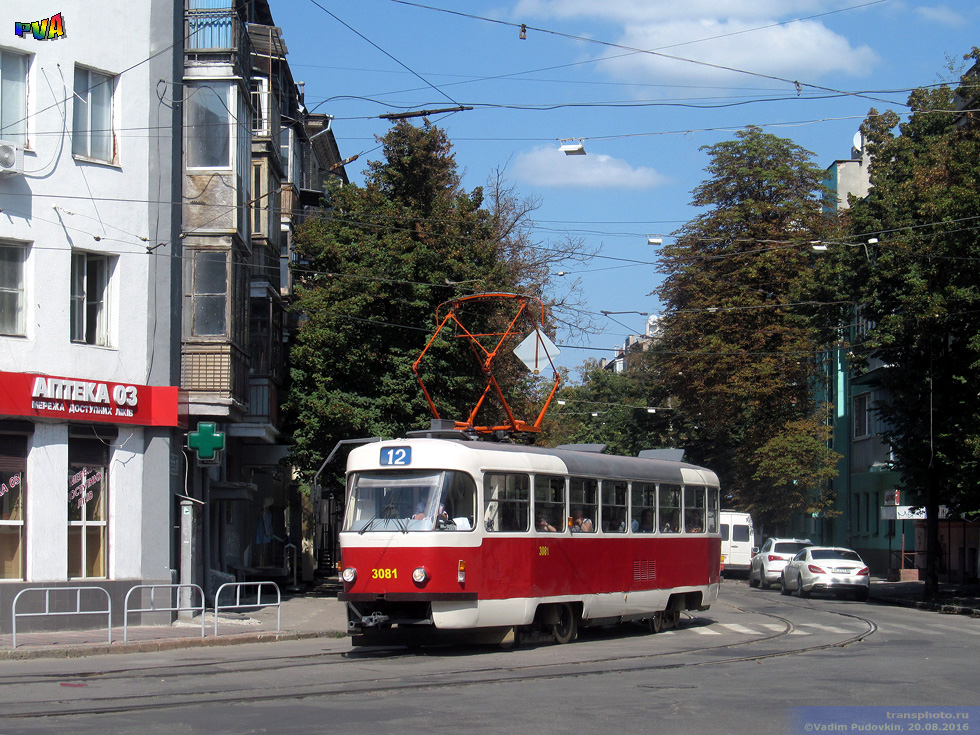 Харьков, Tatra T3SUCS № 3081