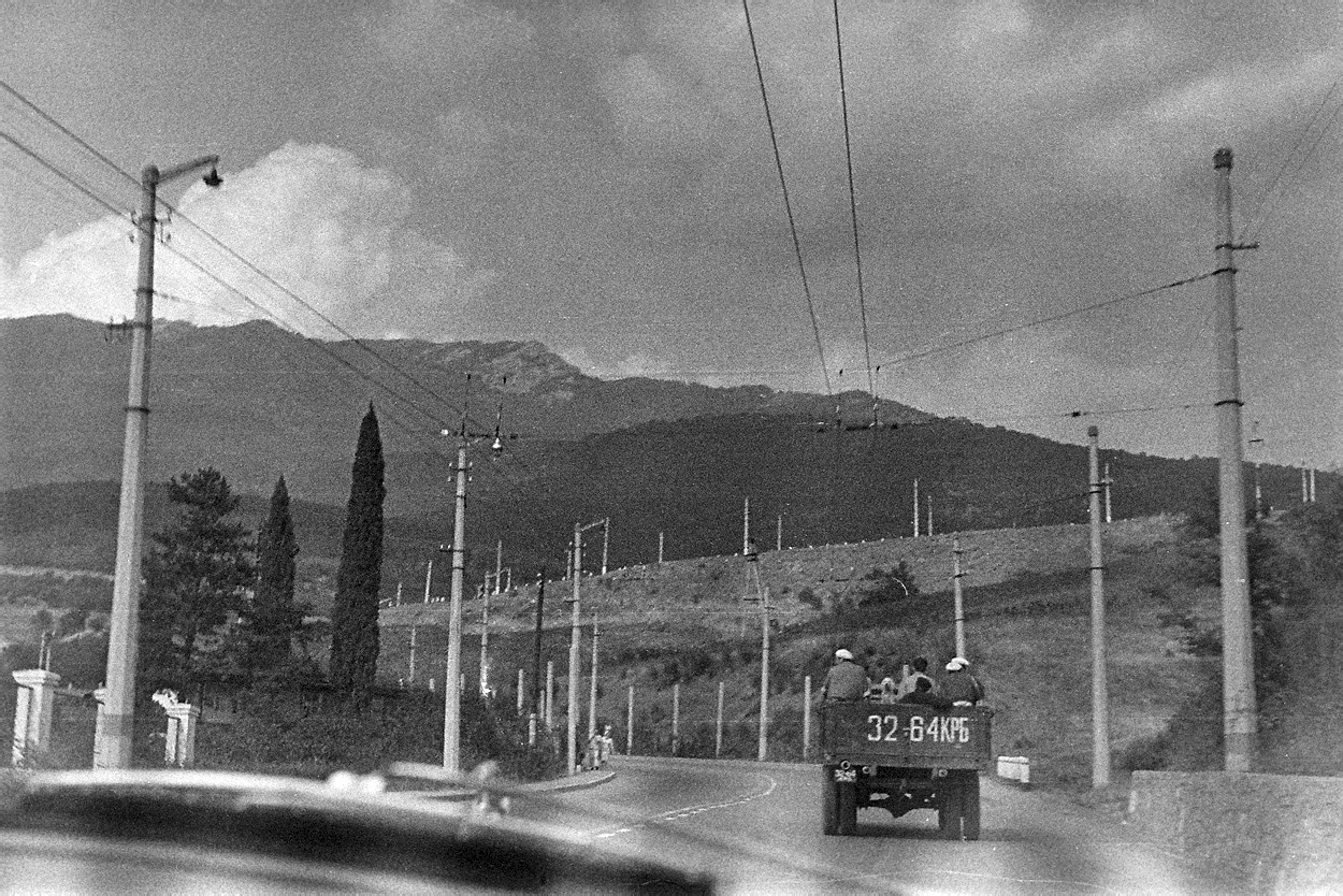 Крымский троллейбус — Исторические фотографии (1959 — 2000); Крымский троллейбус — Троллейбусные линии