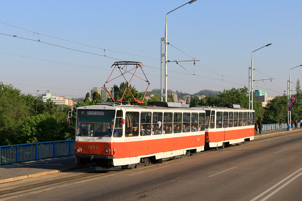 Пхеньян, Tatra T6B5K № 1054