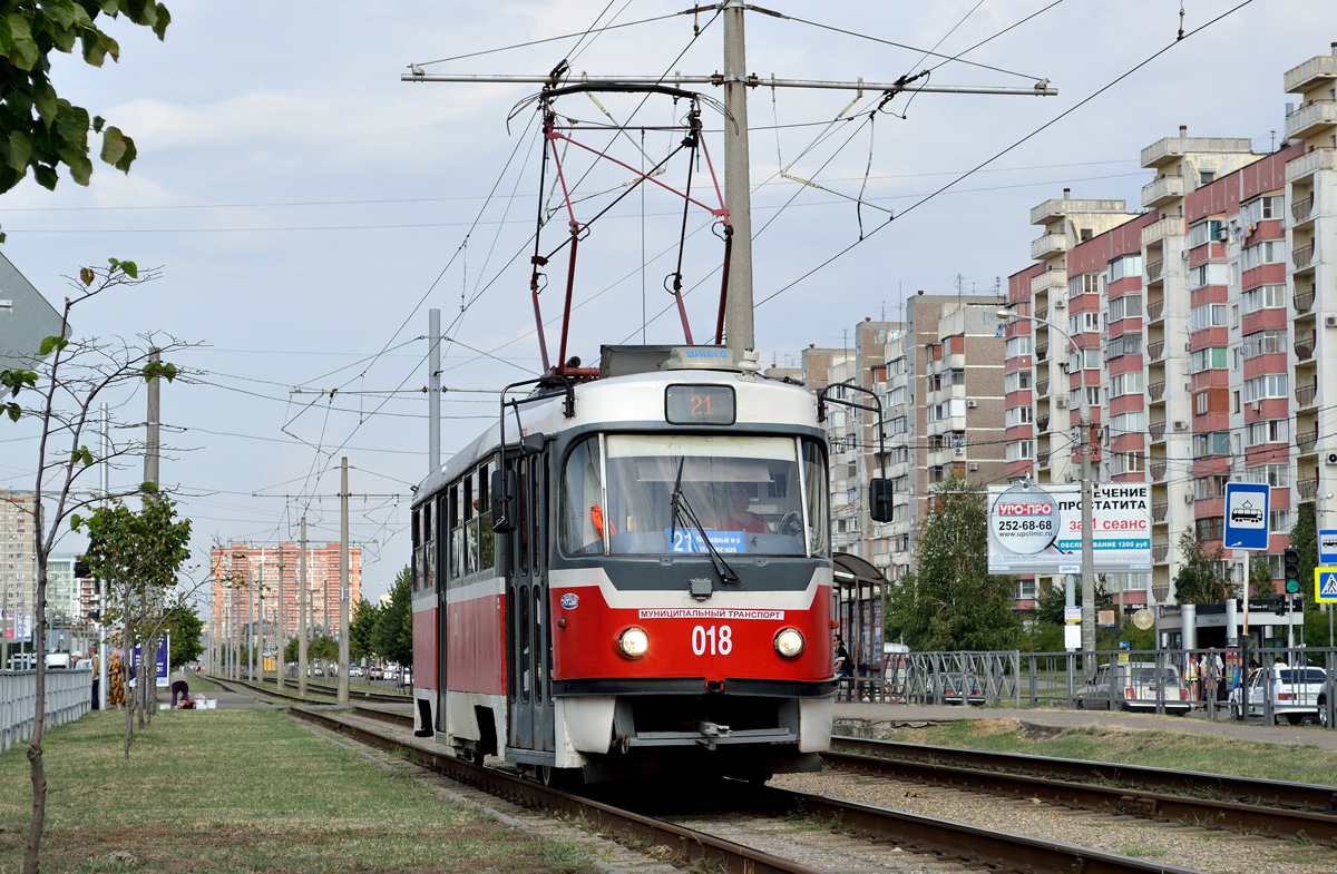 Краснодар, Tatra T3SU КВР ТРЗ № 018