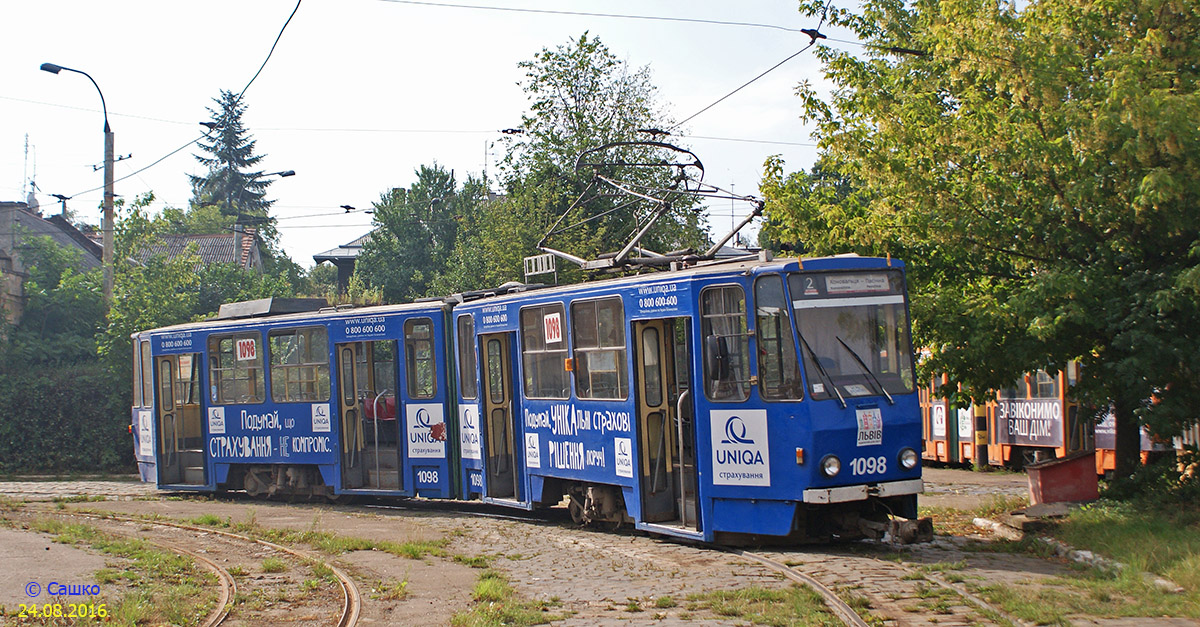 Львов, Tatra KT4SU № 1098