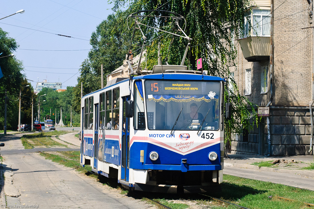 Запорожье, Tatra T6B5SU № 452