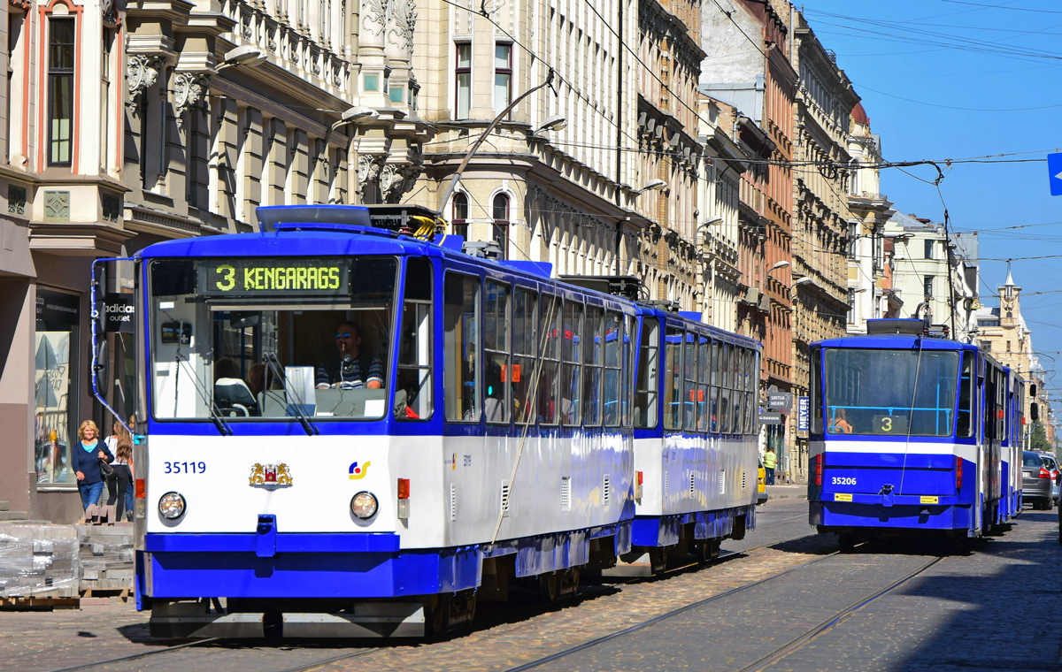 Рига, Tatra T3MR (T6B5-R) № 35119