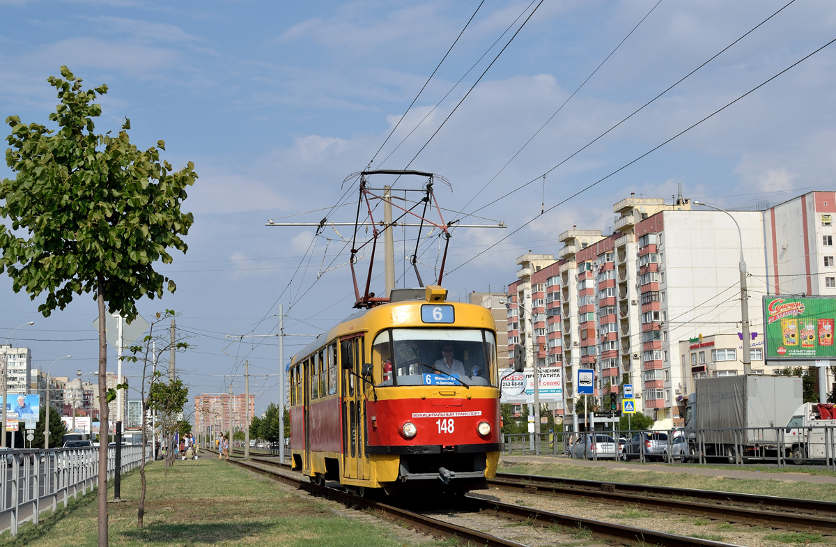 Краснодар, Tatra T3SU № 148
