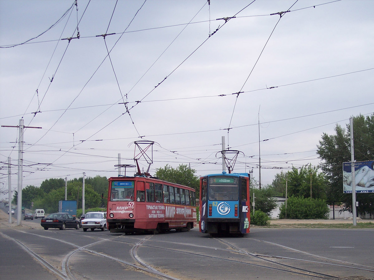 Павлодар, 71-605 (КТМ-5М3) № 52; Павлодар, 71-608КМ № 62