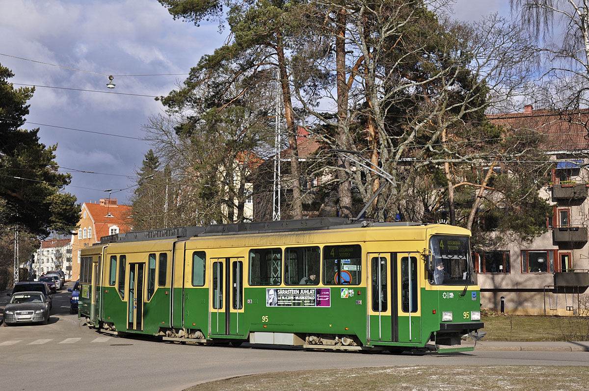 Хельсинки — Эспоо, Valmet MLNRV2 № 95