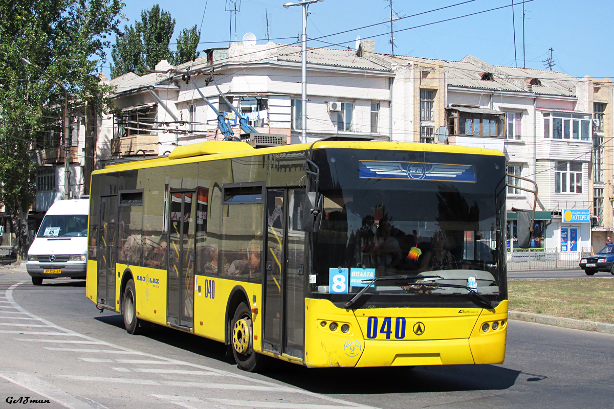 Запорожье, ЛАЗ E183D1 № 040