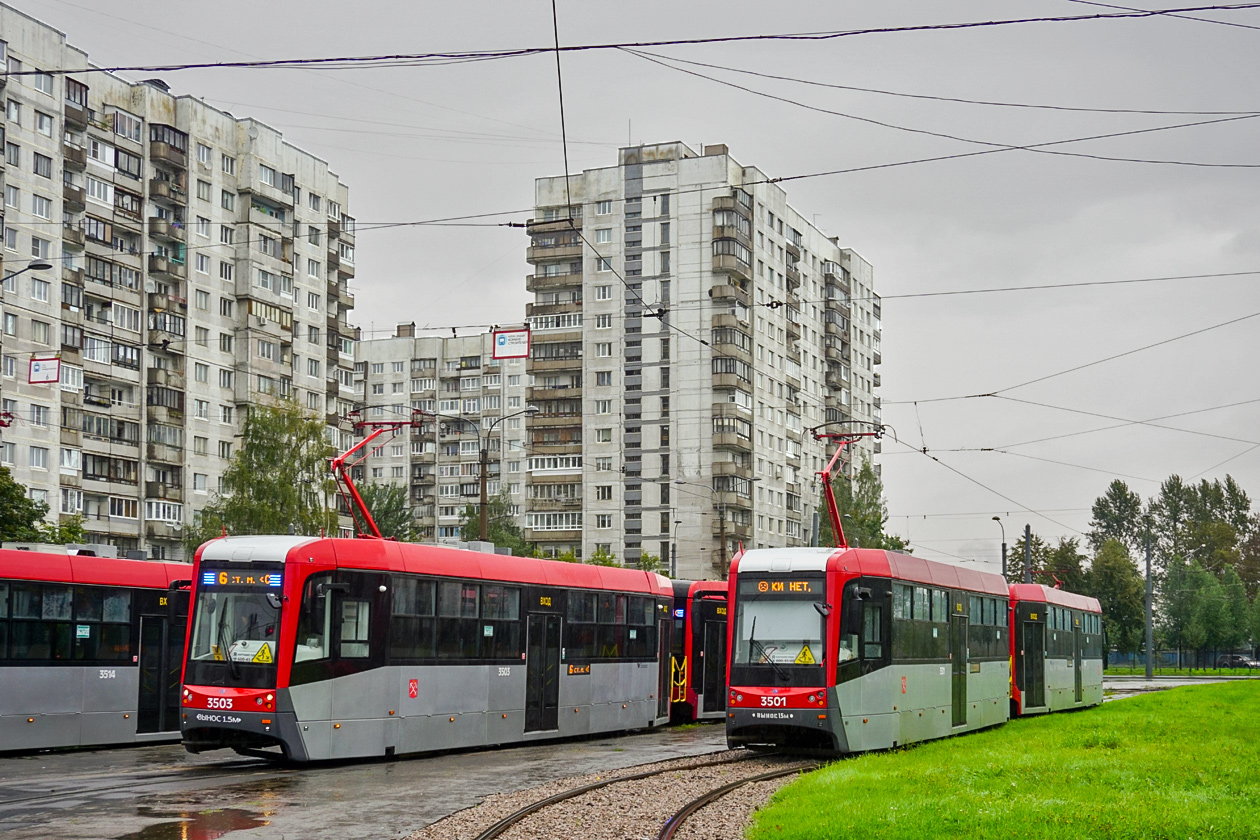 Санкт-Петербург, ЛМ-68М3 № 3503; Санкт-Петербург, ЛМ-68М3 № 3501