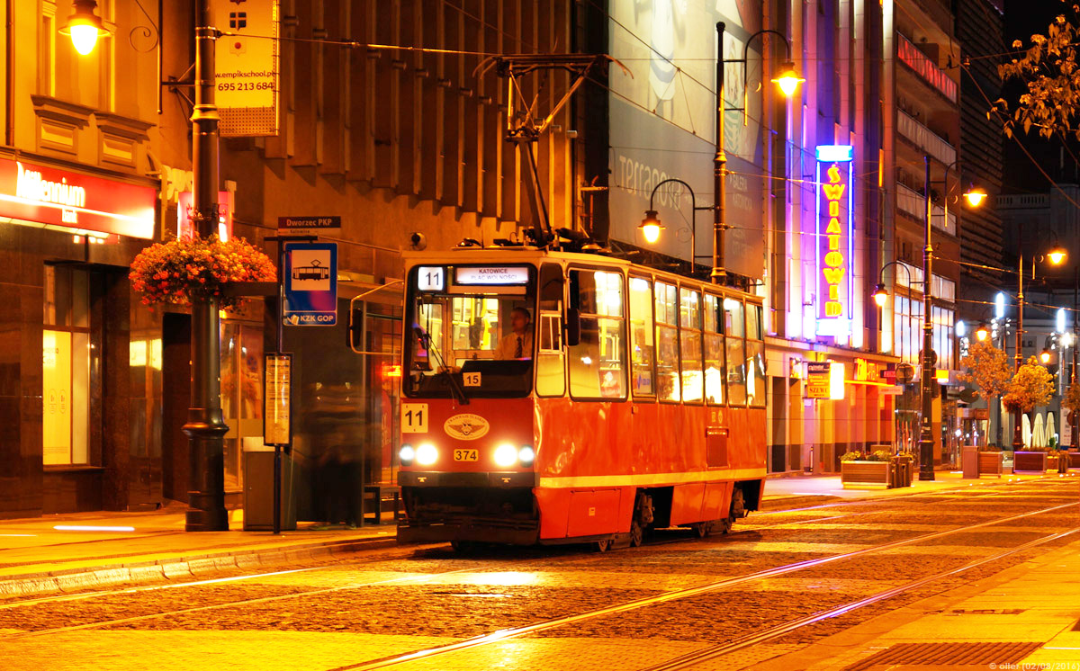 Górnośląsko-Zagłębiowska Metropolia, Konstal 105N-2K Nr 374