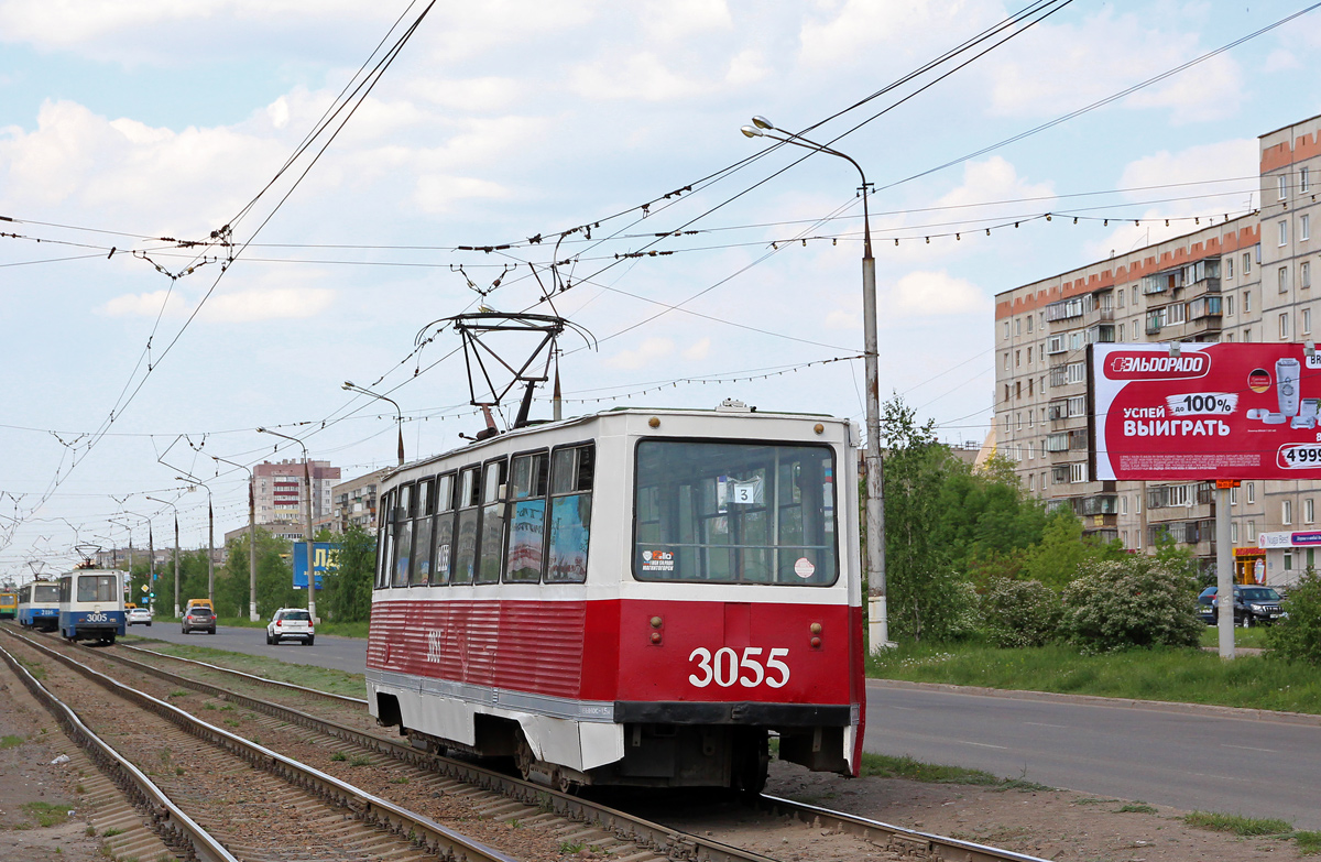 Магнитогорск, 71-605 (КТМ-5М3) № 3055