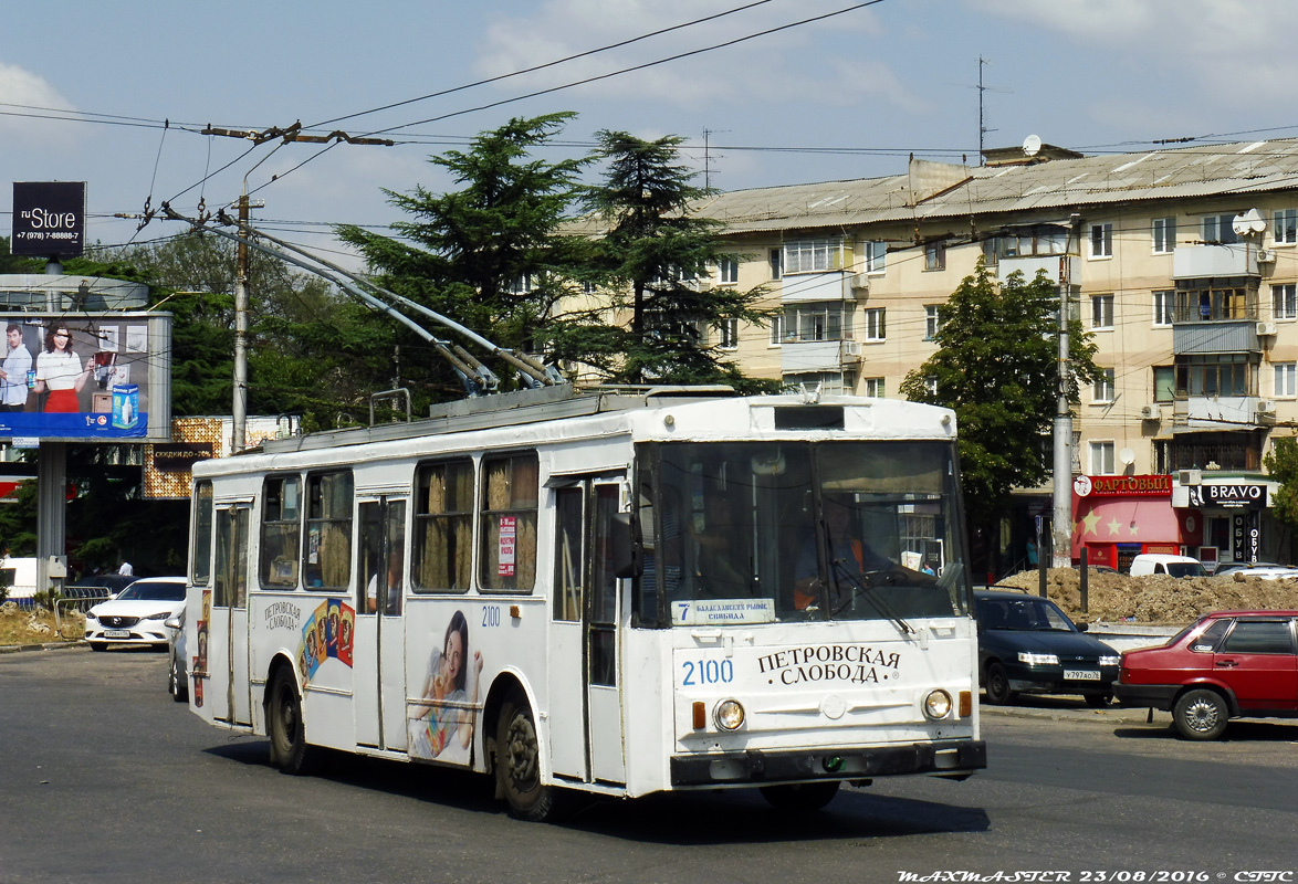 Krimmi trollid (Simferopol - Alušta - Jalta), Škoda 14Tr89/6 № 2100