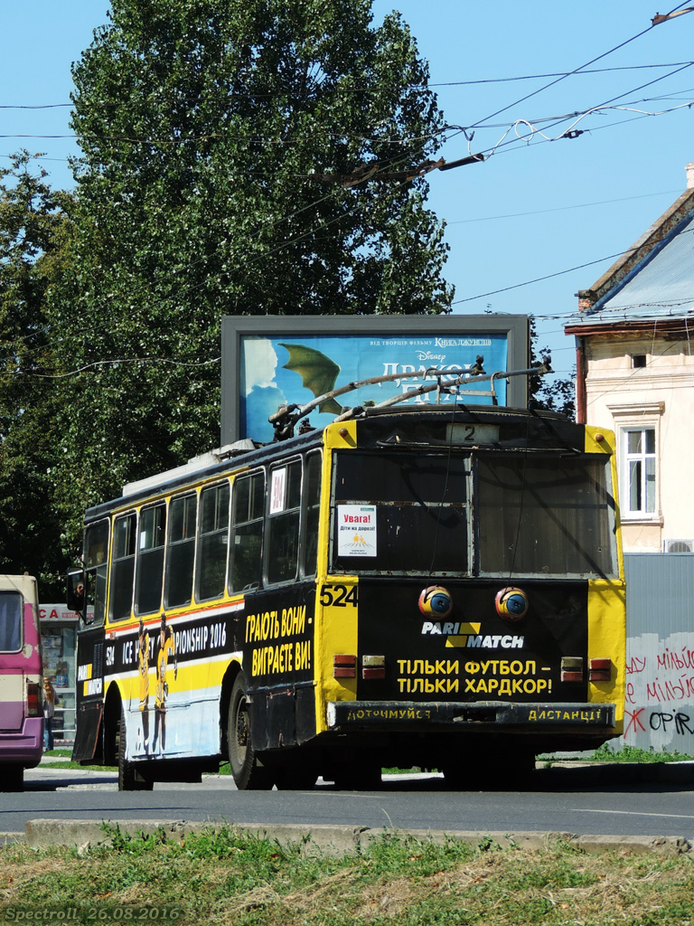Lviv, Škoda 14Tr02/6 # 524