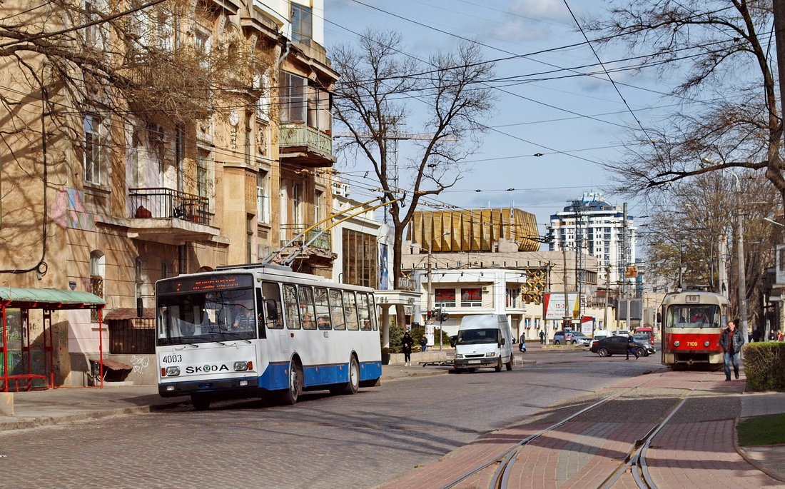 Одесса, Škoda 14Tr17/6M № 4003