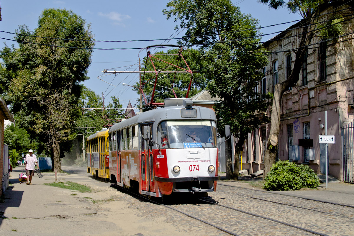 Краснодар, Tatra T3SU № 074