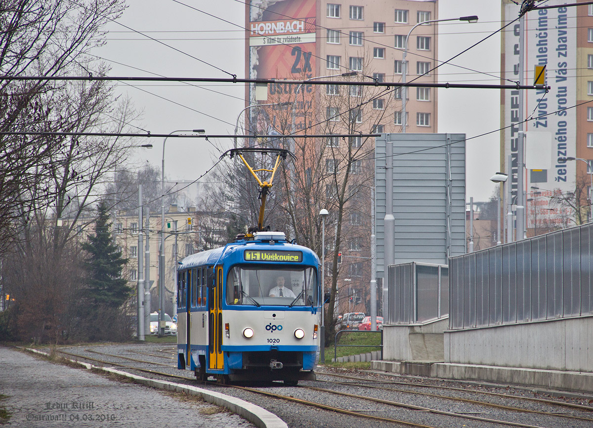 Острава, Tatra T3R.P № 1020