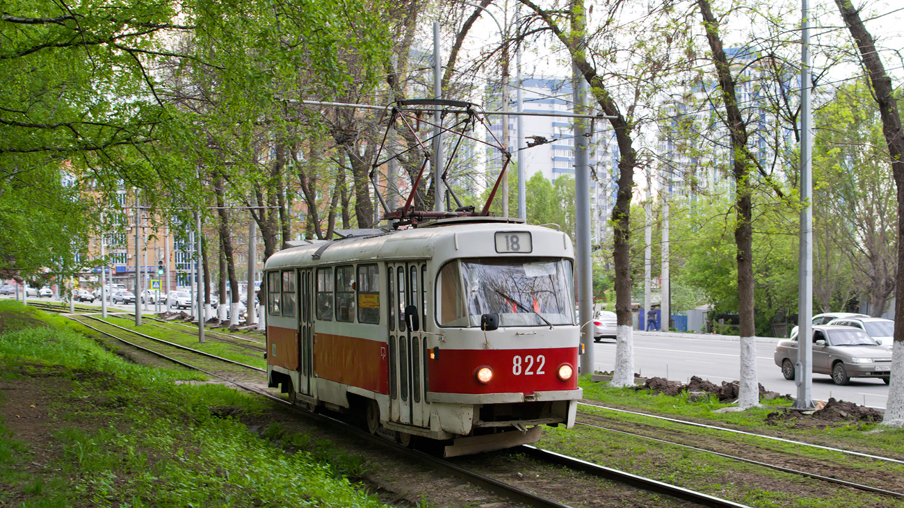 Samara, Tatra T3SU № 822