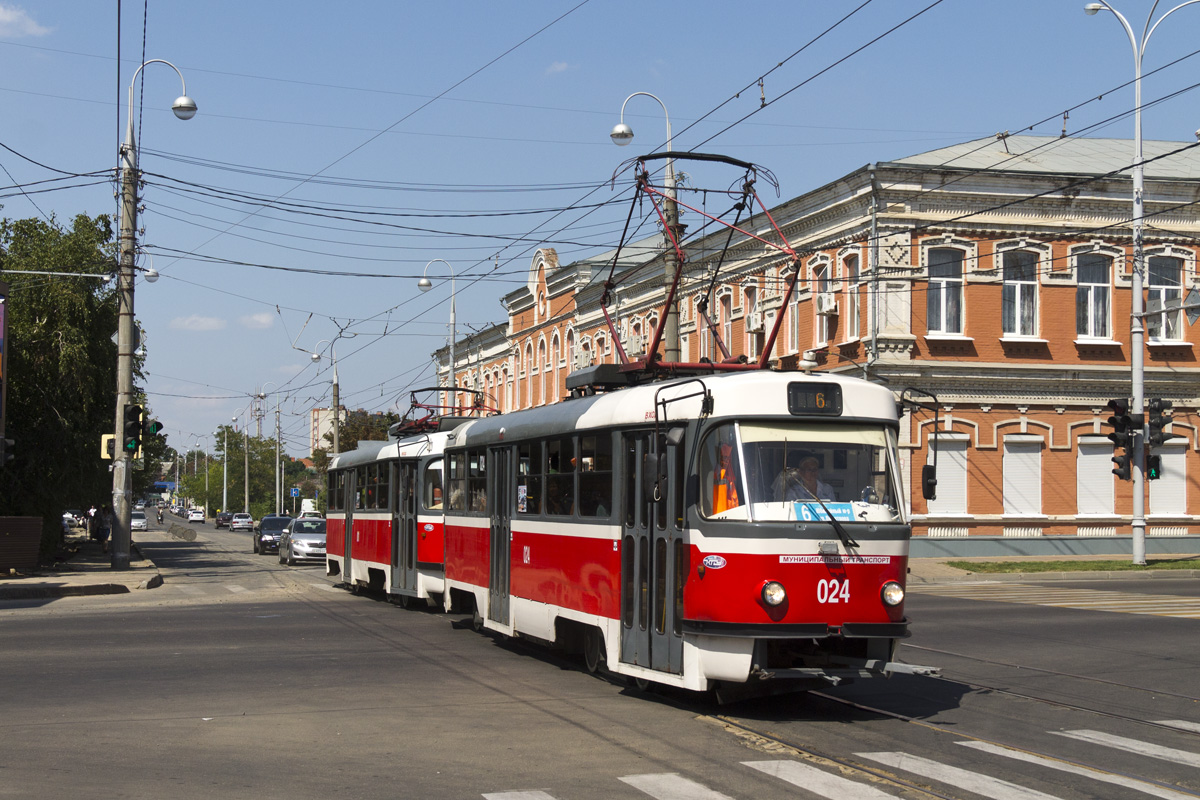 Краснодар, Tatra T3SU КВР ТРЗ № 024