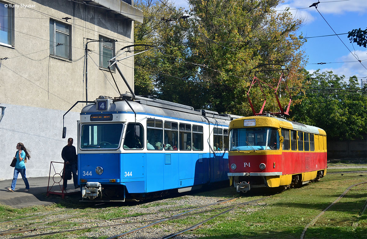 Vinnyica, Tatra T4SU — Р-1; Vinnyica, SWS/SIG/BBC Be 4/6 "Mirage" — 344
