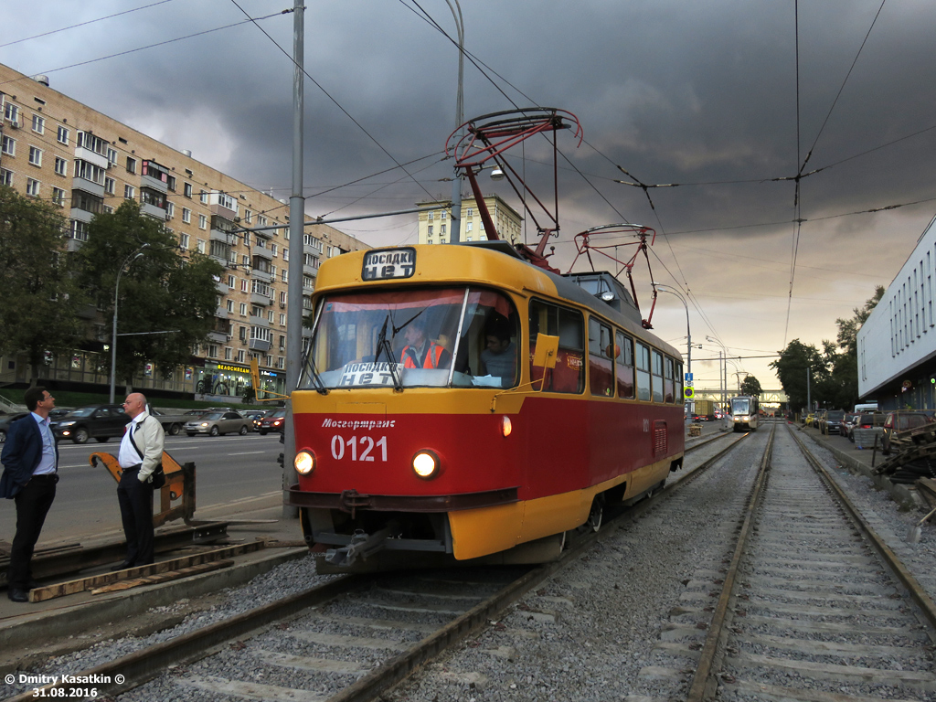 Moskau, Tatra T3SU (2-door) Nr. 0121