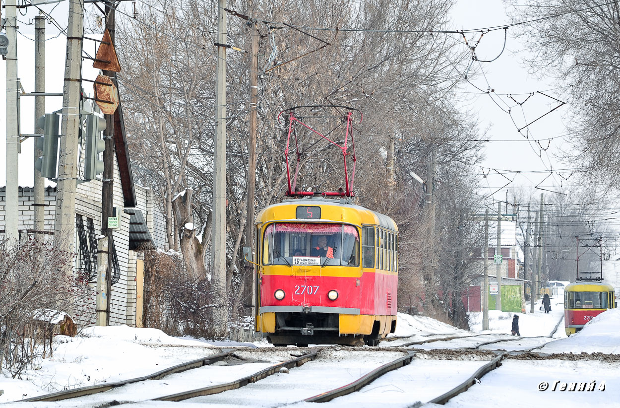 Волгоград, Tatra T3SU № 2707