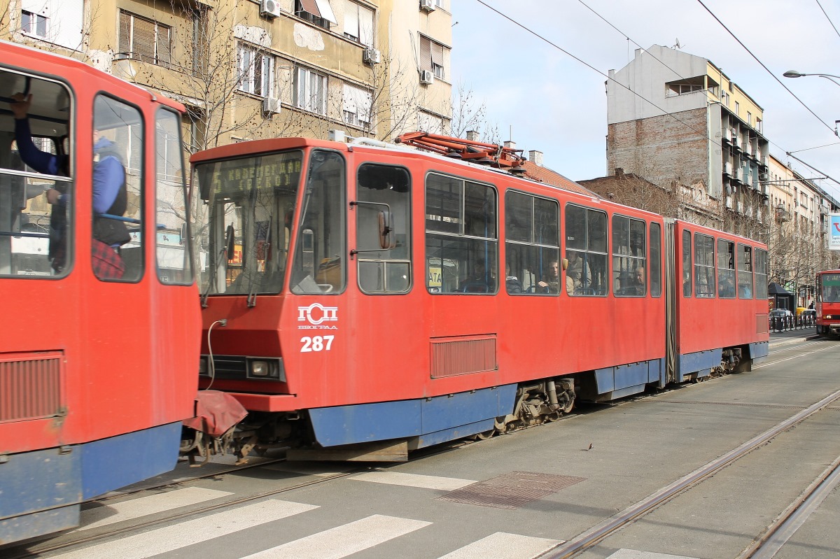 Белград, Tatra KT4YU-M № 287
