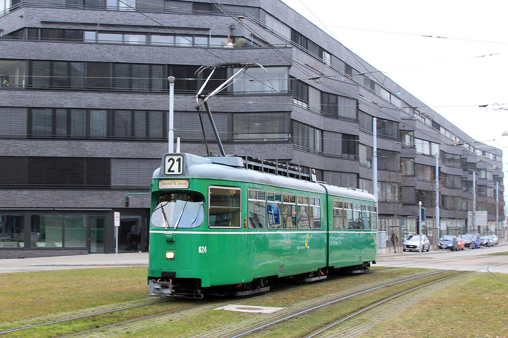 Базель, Duewag GT6 № 624