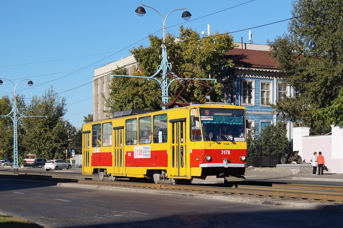 Барнаул, Tatra T6B5SU № 3178