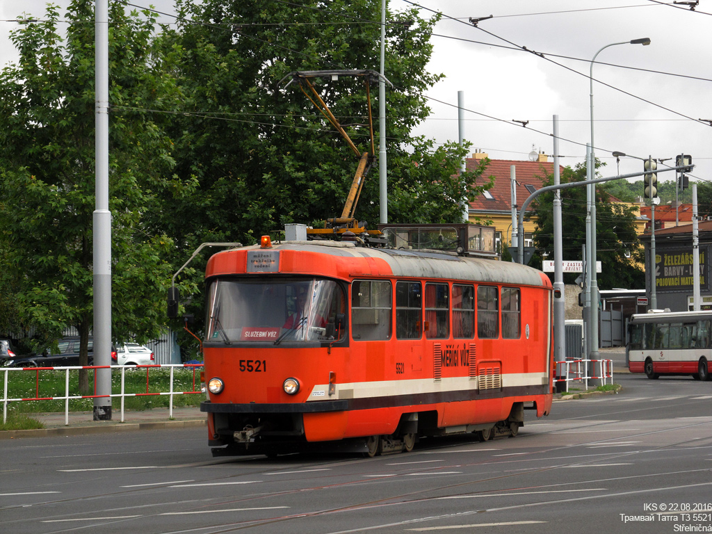 Прага, Tatra T3 № 5521