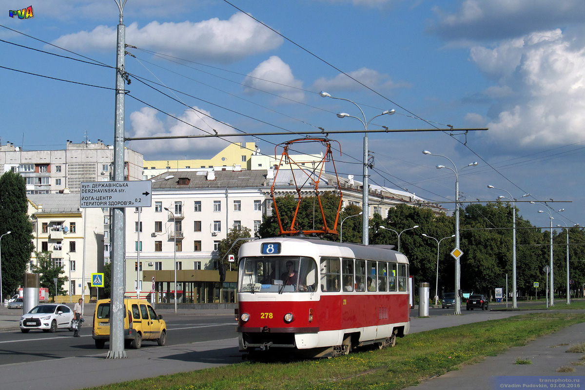 Харьков, Tatra T3SU № 278