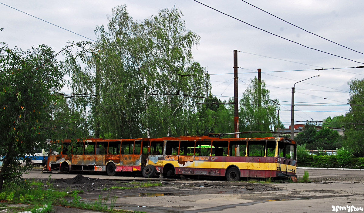 Львов, Škoda 14Tr11/6 № 574; Львов, Škoda 14Tr11/6 № 580