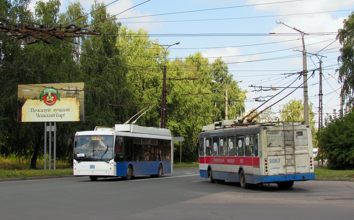 Тольятти, Тролза-5265.00 «Мегаполис» № 3069; Тольятти, ЛиАЗ-52803 (ВЗТМ) № 3062