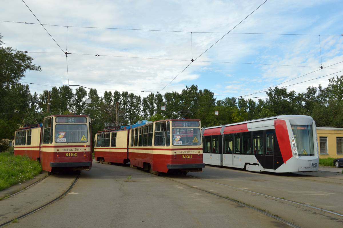 Санкт-Петербург, ЛВС-86К № 8194; Санкт-Петербург, ЛВС-86К № 8121; Санкт-Петербург — Конечные станции и разворотные кольца