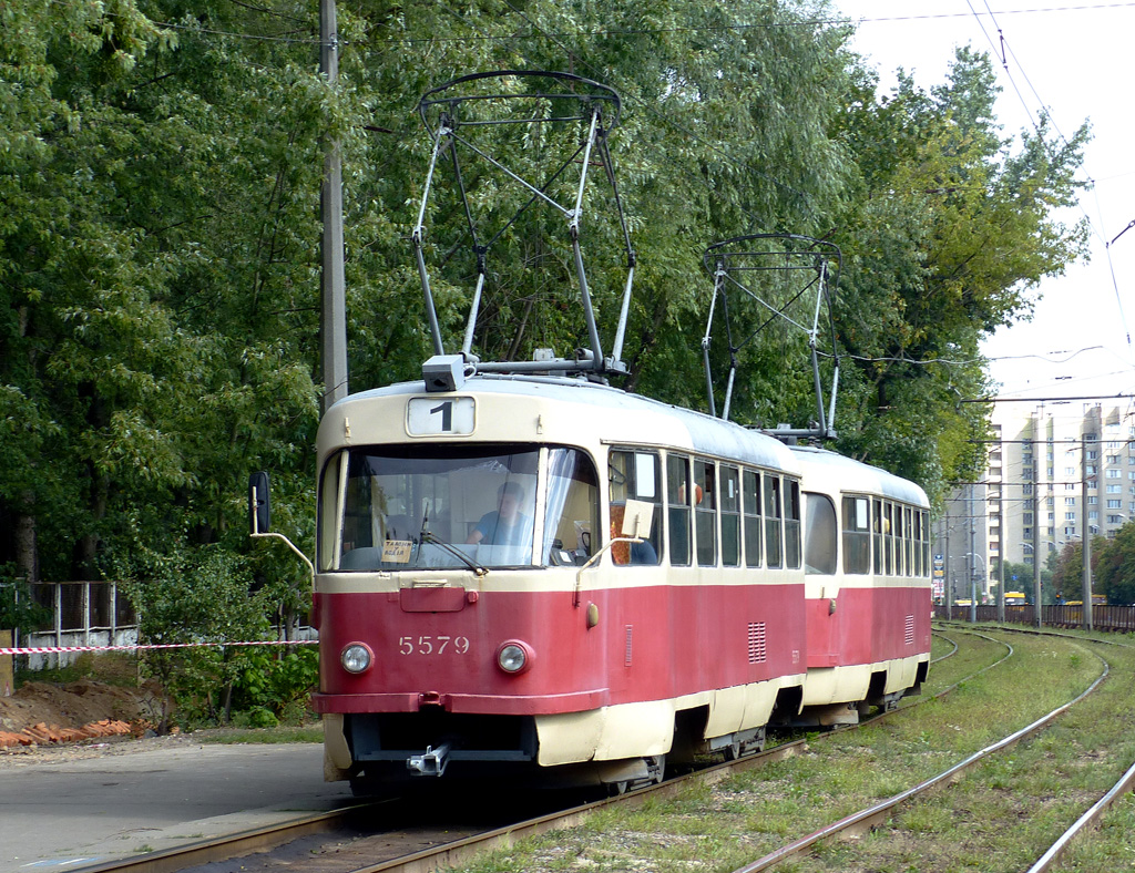Киев, Tatra T3SU № 5579