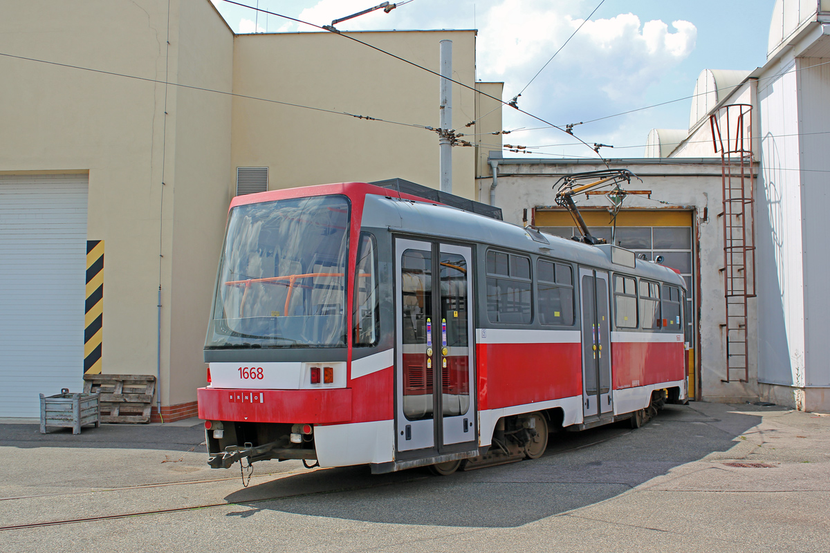 Брно, Tatra T3R (1995) № 1668
